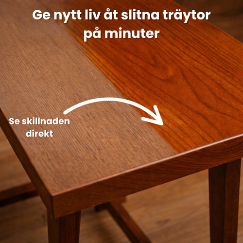 Träfix - Ge nytt liv åt slitna träytor – på sekunder